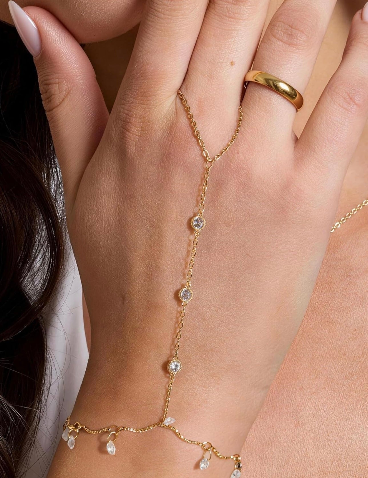 DAINTY DRIP HAND CHAIN