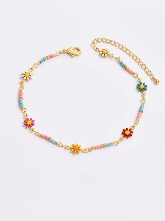 FLOWER ANKLET