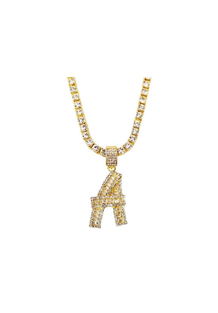 CRYSTAL INITIAL NECKLACE