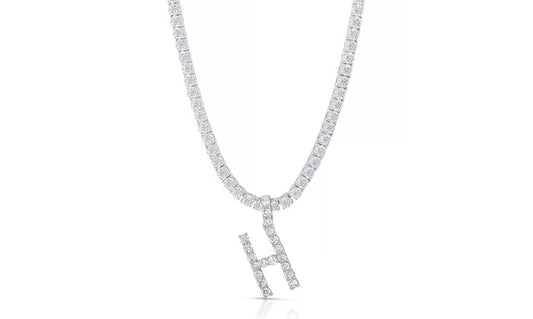 ICY INITIAL NECKLACE