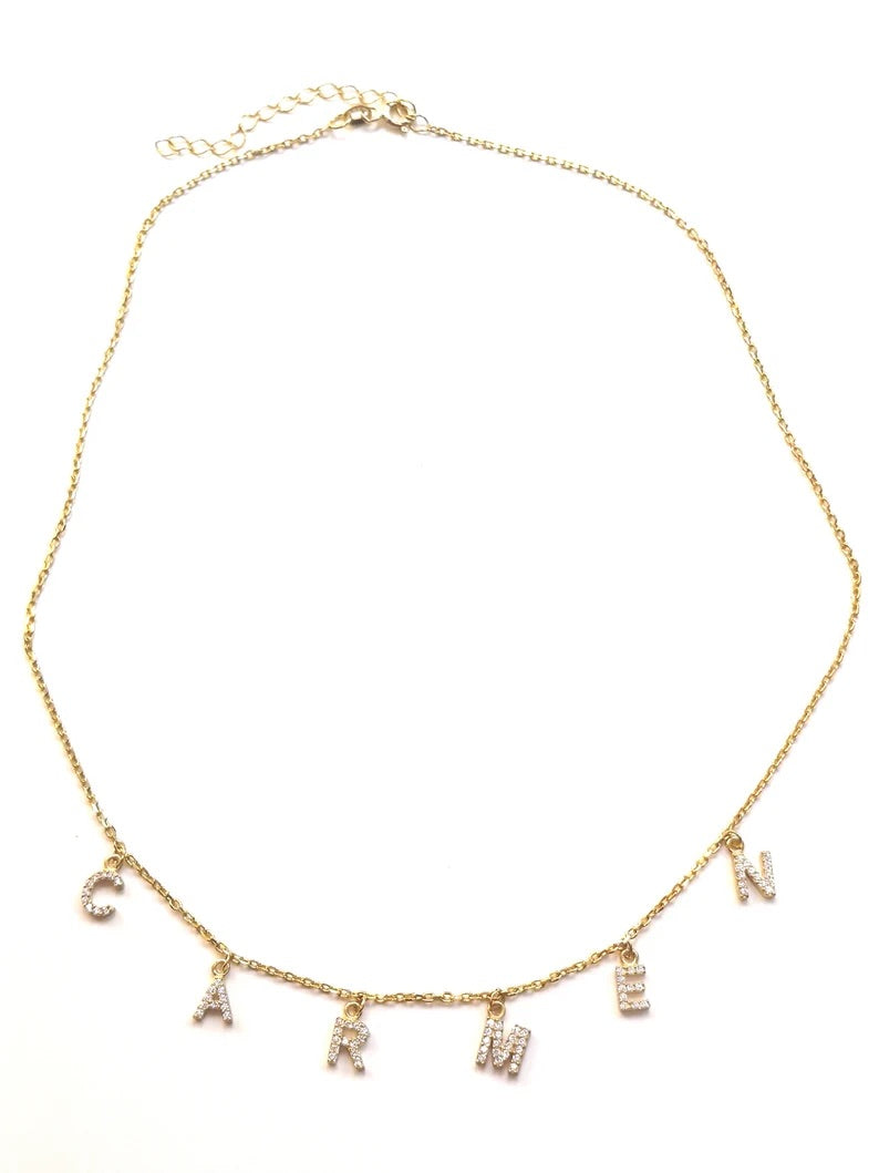 DAINTY NAME NECKLACE